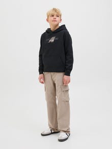 Jack & Jones Pantalon à jambe large Junior -Plaza Taupe - 12284554