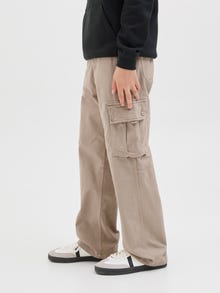 Jack & Jones Pantalon à jambe large Junior -Plaza Taupe - 12284554