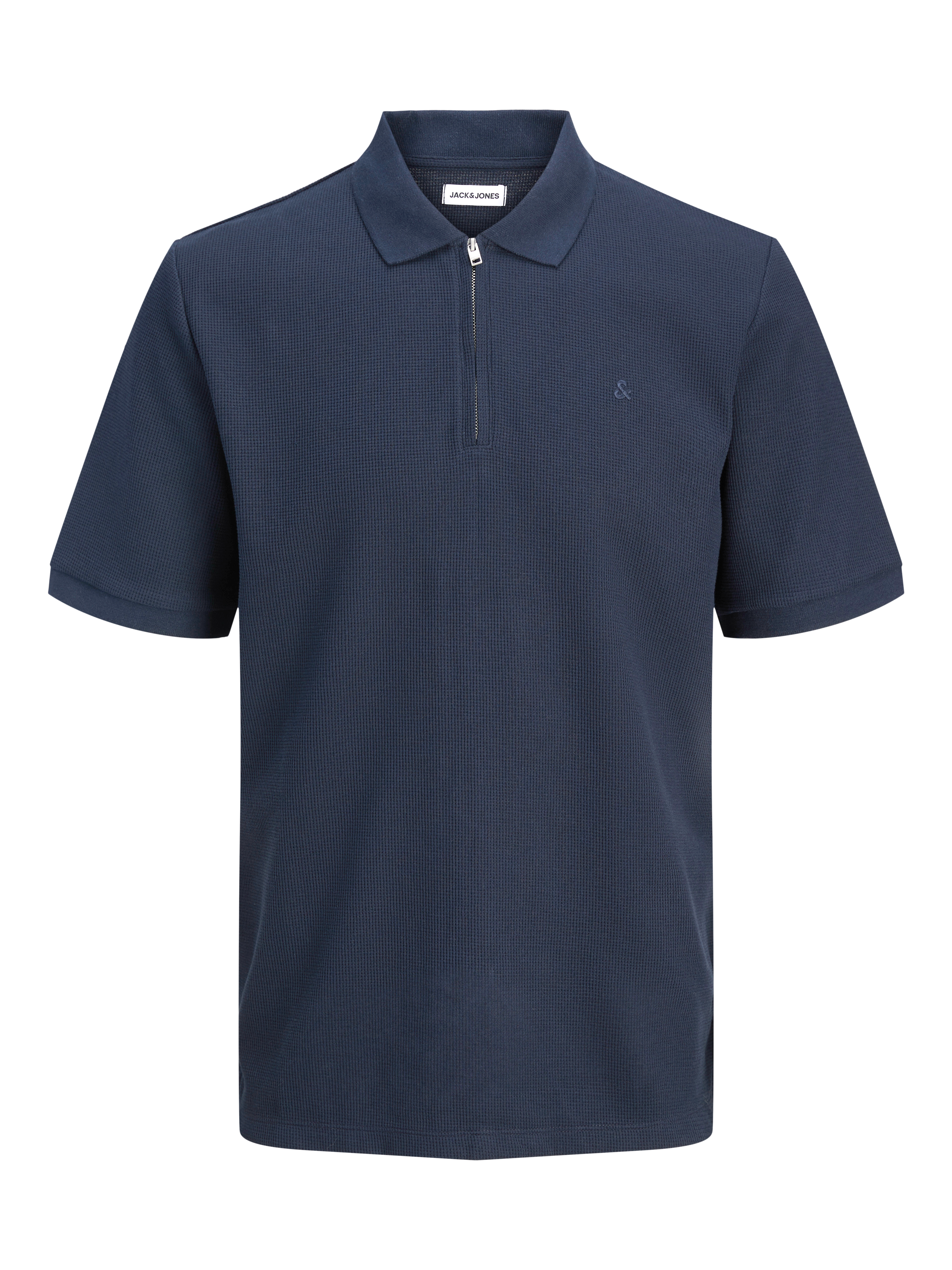 Thumbnail - Plus Size Einfarbig Poloshirt