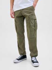 Jack & Jones Laisvas kirpimas Cargo kelnės -Olive Night - 12284659