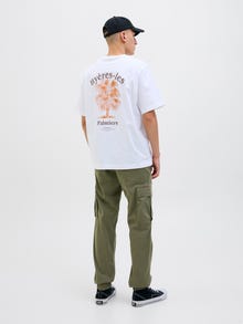 Jack & Jones Laisvas kirpimas Cargo kelnės -Olive Night - 12284659
