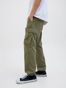 Jack & Jones Laisvas kirpimas Cargo kelnės -Olive Night - 12284659