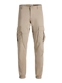 Jack & Jones Calças Cargo Relaxed Fit -Crockery - 12284659