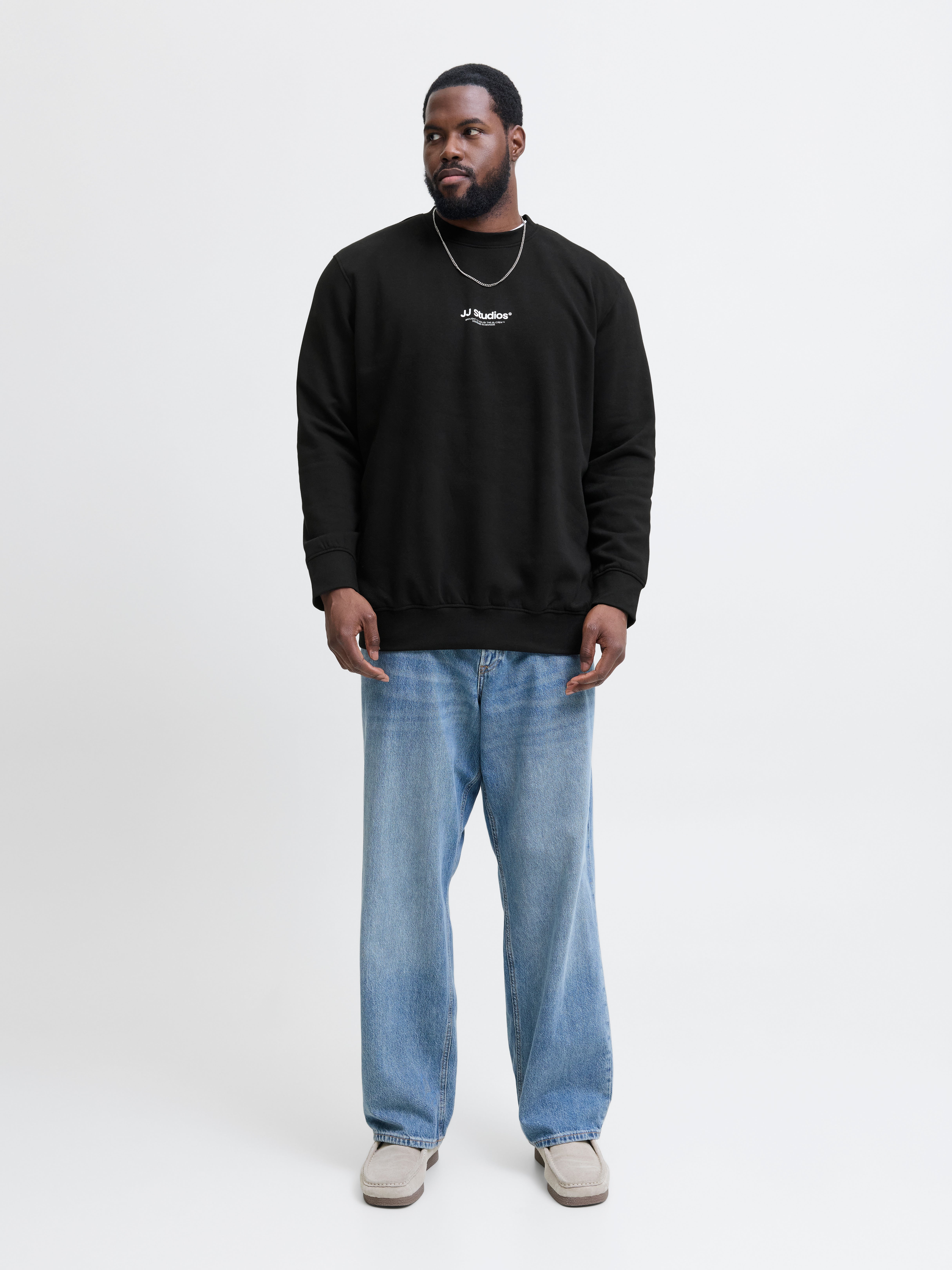 Thumbnail - Plus Size Gedruckt Sweatshirt