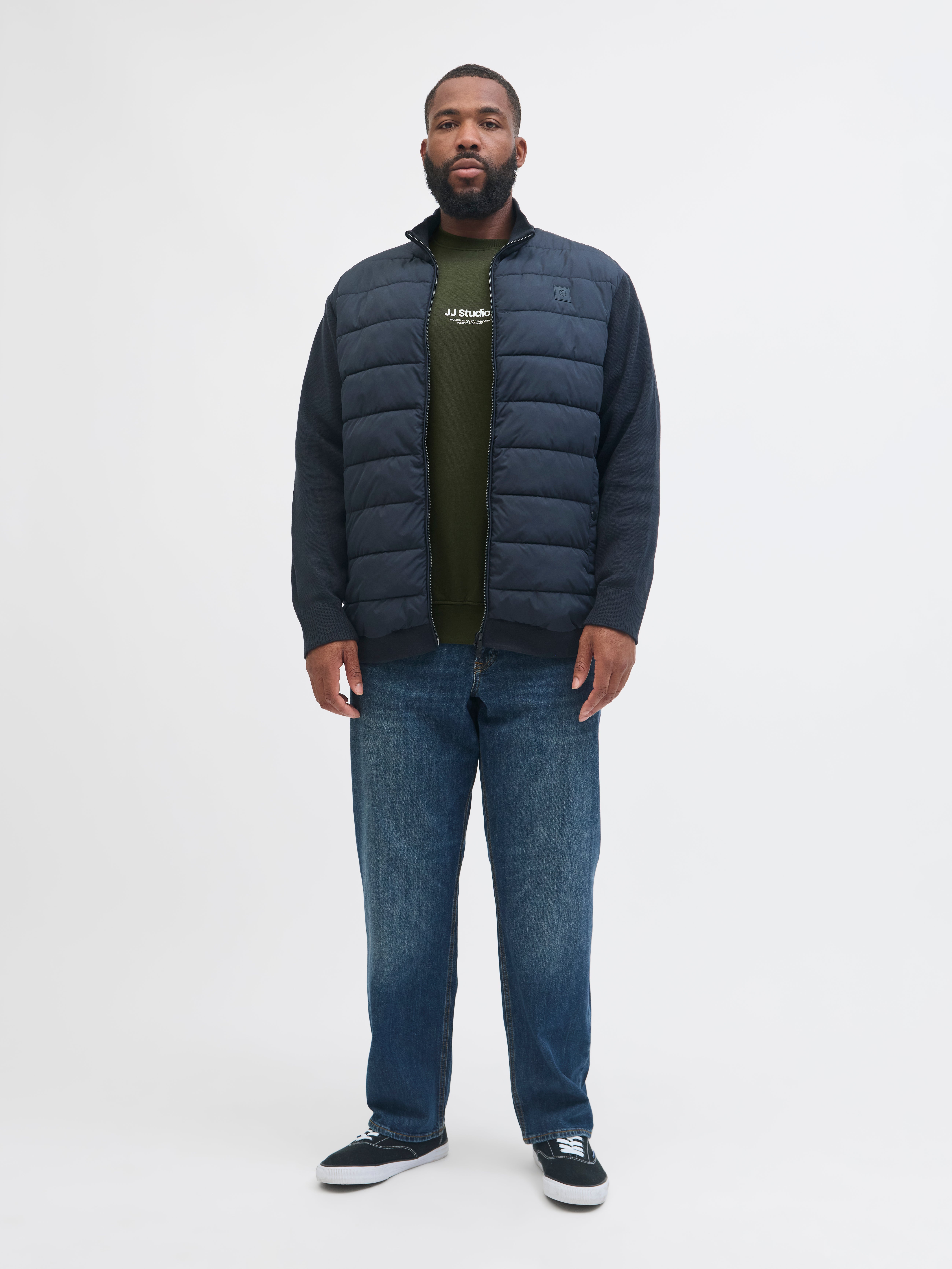 Thumbnail - Plus Size Gedruckt Sweatshirt