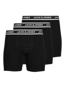 Jack & Jones Plus Size 3-pak Boxer Briefs -Black - 12284688
