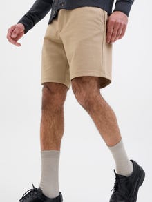 Jack & Jones Përshtatja e rehatisë Pantallona të shkurta Chino -Crockery - 12284709