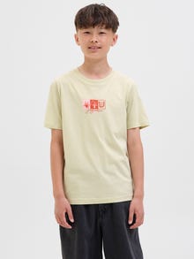 Jack & Jones 3 kos Natisnjeno Kratka majica Mladinci -Black - 12284756