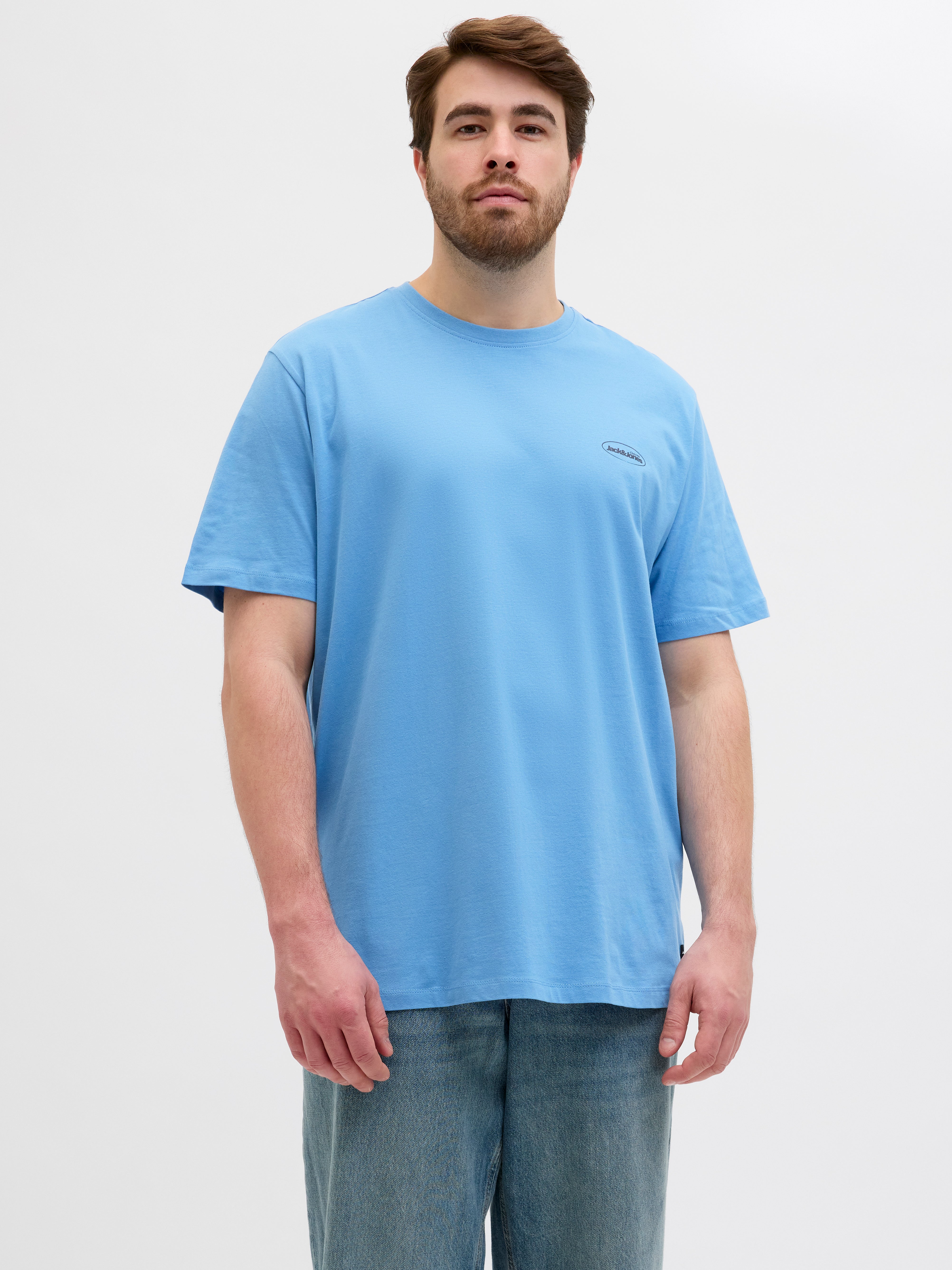 Plus Size 4er-pack Gedruckt T-shirt