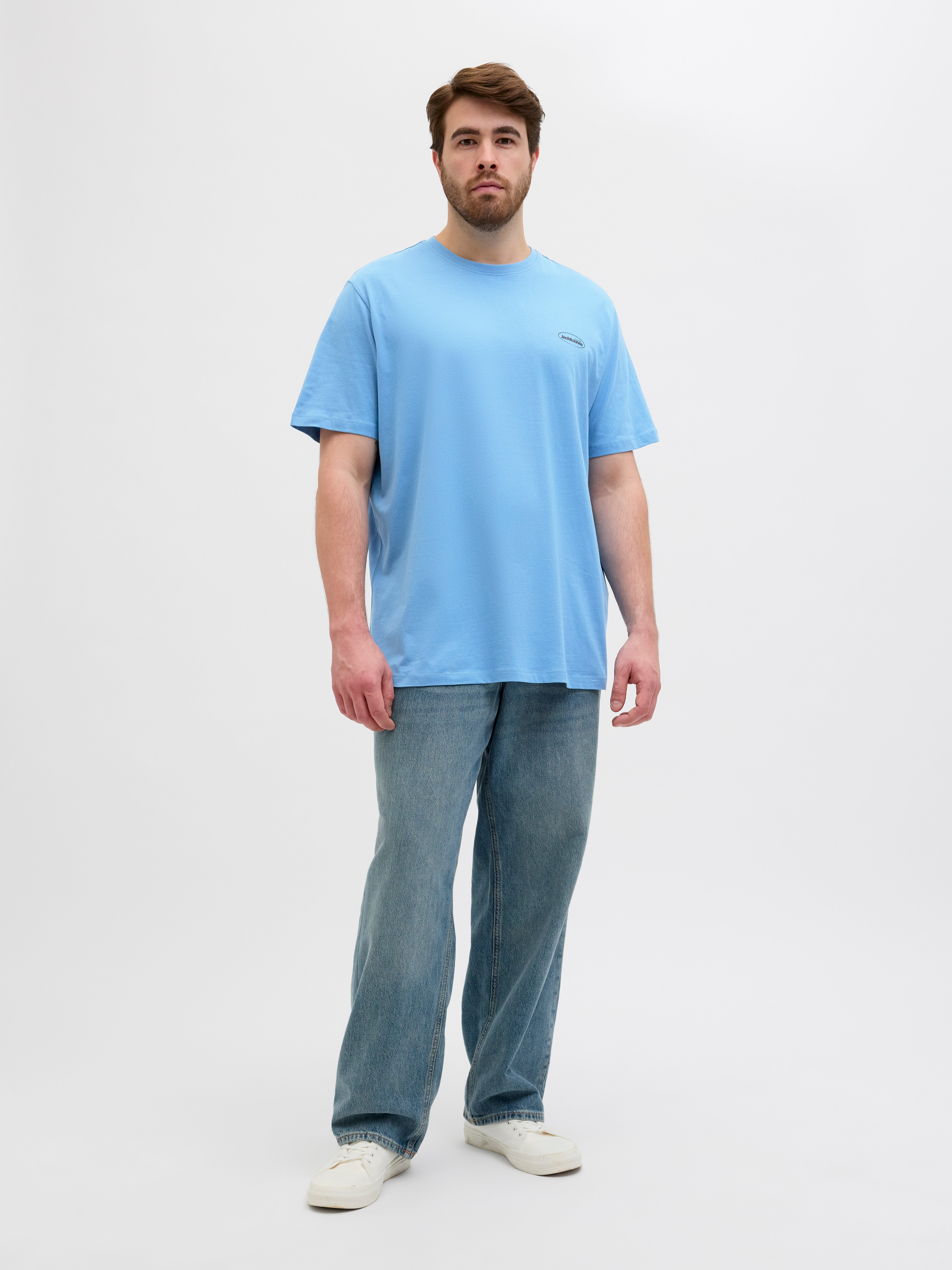 Thumbnail - Plus Size 4er-pack Gedruckt T-shirt