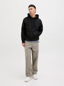 Jack & Jones Hoodie Liso -Black - 12284792