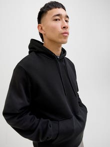 Jack & Jones Hoodie Liso -Black - 12284792