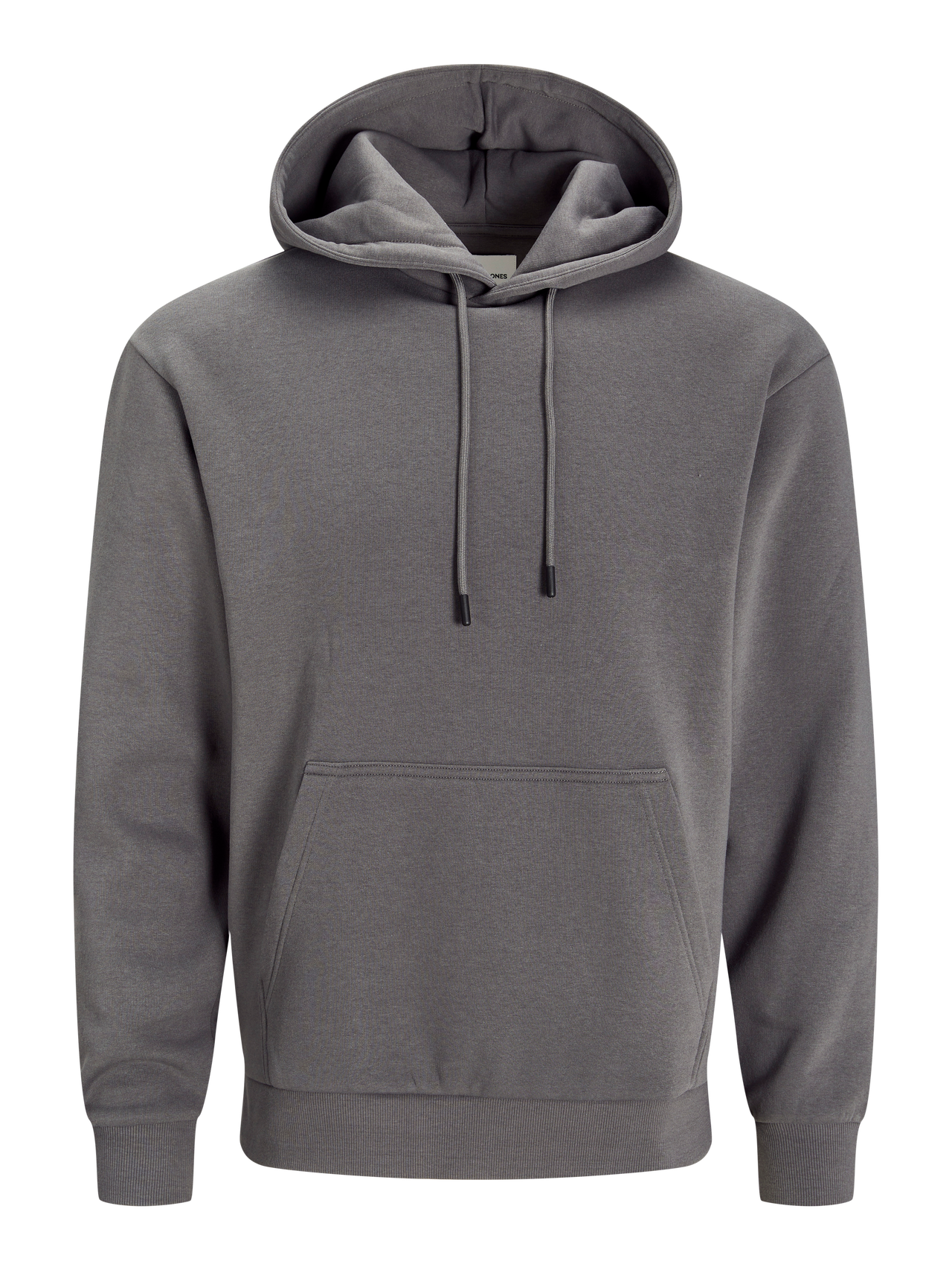 Plain Hoodie | Dark Grey | Jack & Jones® Plain Hoodie | Dark Grey | Jack & Jones®