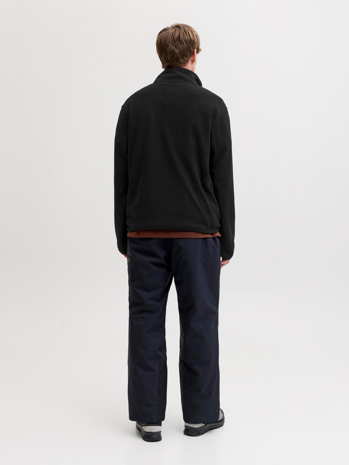 70▢LIDNM 23AW SHETLAND BLOUSON UT1216-4 Kurtka polarowa | Czarne | Jack & Jones®