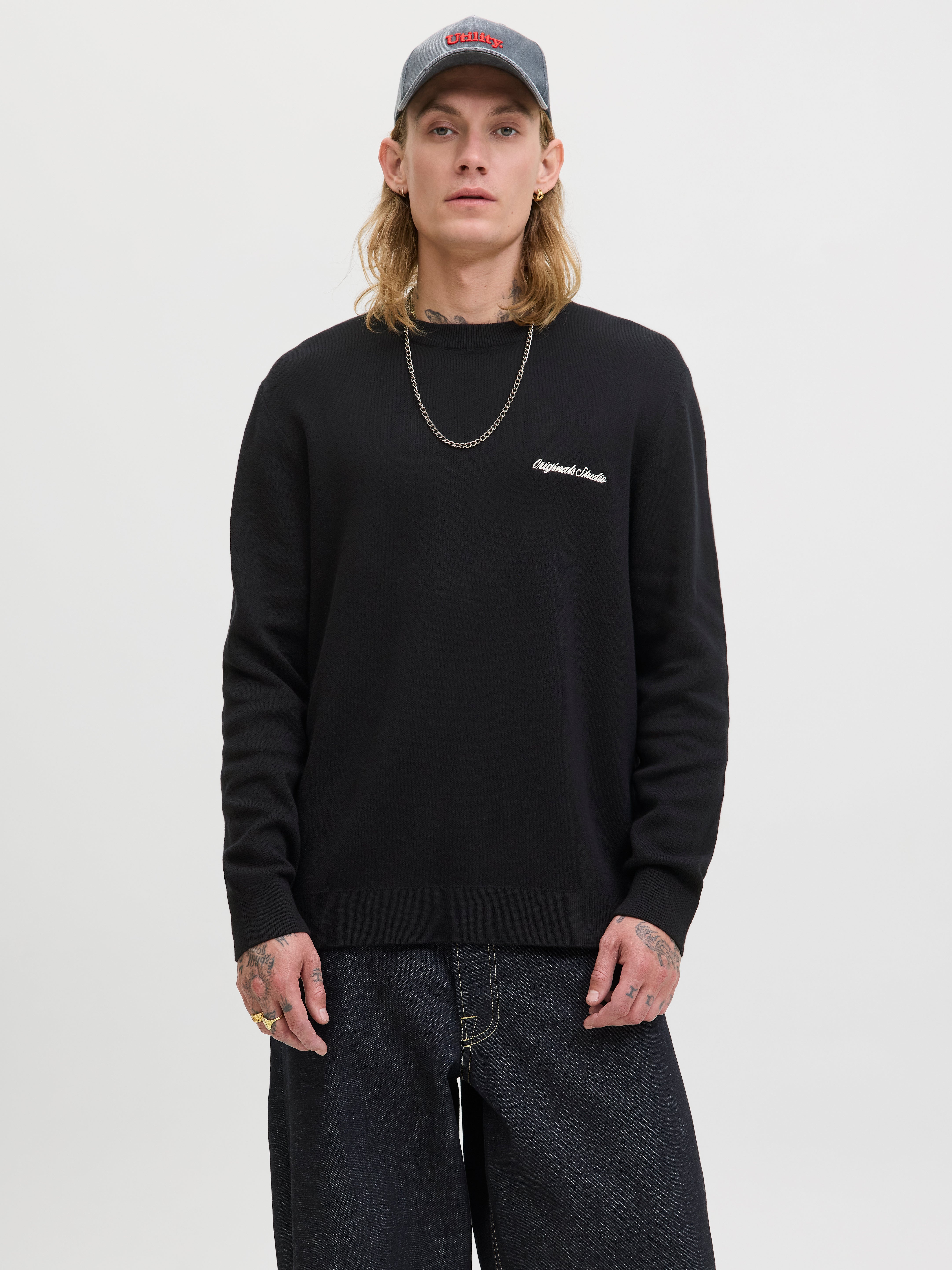 JACK & JONES Regular fit Sweater 'JJEHill' in Black | ABOUT YOU JACK & JONES Regular fit Sweater 'JJEHill' in Black | ABOUT YOU