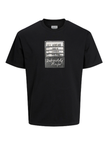 Jack & Jones Gedruckt T-shirt -Black - 12284851