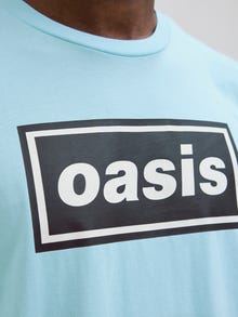 Jack & Jones Bedrukt T-shirts -Ocean Current - 12284854