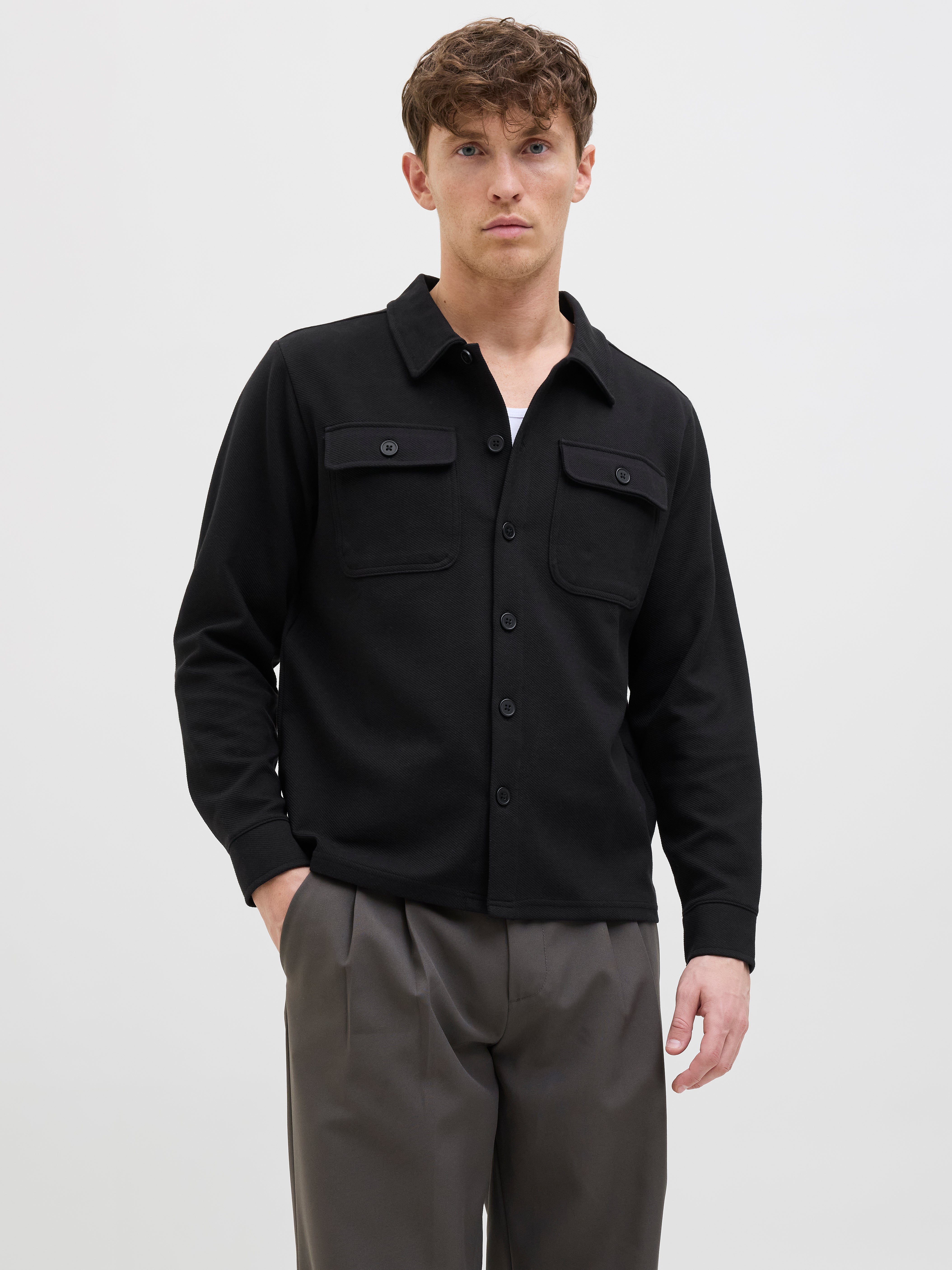 Einfarbig Sweatshirt