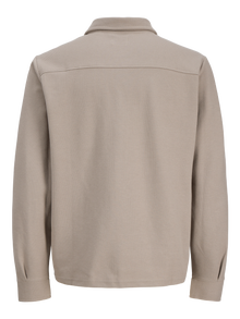 Jack & Jones Sudadera Liso -Vintage Khaki - 12284858