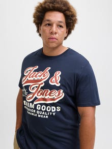 Jack & Jones Plus Size T-shirt Logo -Sky Captain - 12284905