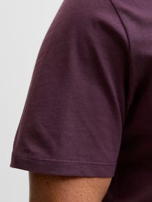 Jack & Jones Plus Size Z logo T-shirt -Plum Perfect - 12284905