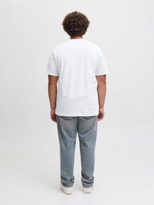 Jack & Jones Plus Size Logo T-shirts -Cloud Dancer - 12284905