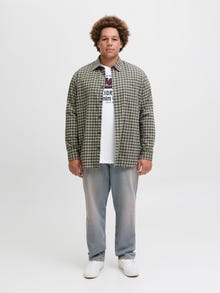 Jack & Jones Plus Size Logo T-shirts -Cloud Dancer - 12284905