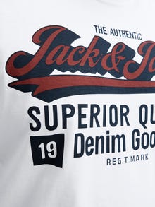 Jack & Jones ПЛУС Лого Мајиra -Cloud Dancer - 12284905