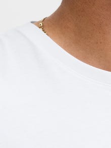 Jack & Jones Plus Size T-shirt Logo -Cloud Dancer - 12284905
