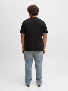 Jack & Jones Plus Size Logo T-paita -Black - 12284905