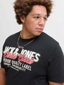 Jack & Jones Plus Size Logo T-paita -Black - 12284905