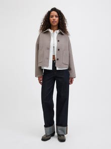 JJXX JXEVE Abrigo de lana -Greige - 12284939