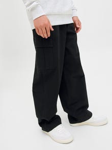 Jack & Jones Cargo kelnės Jaunimui -Black - 12285025