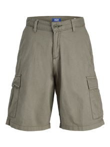 Jack & Jones Loose Fit Junior Cargo Shorts -Tea Leaf - 12285046