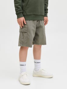 Jack & Jones Loose Fit Šortky Junior -Tea Leaf - 12285046