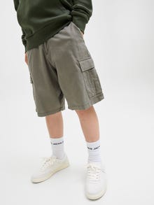 Jack & Jones Loose Fit Šortky Junior -Tea Leaf - 12285046