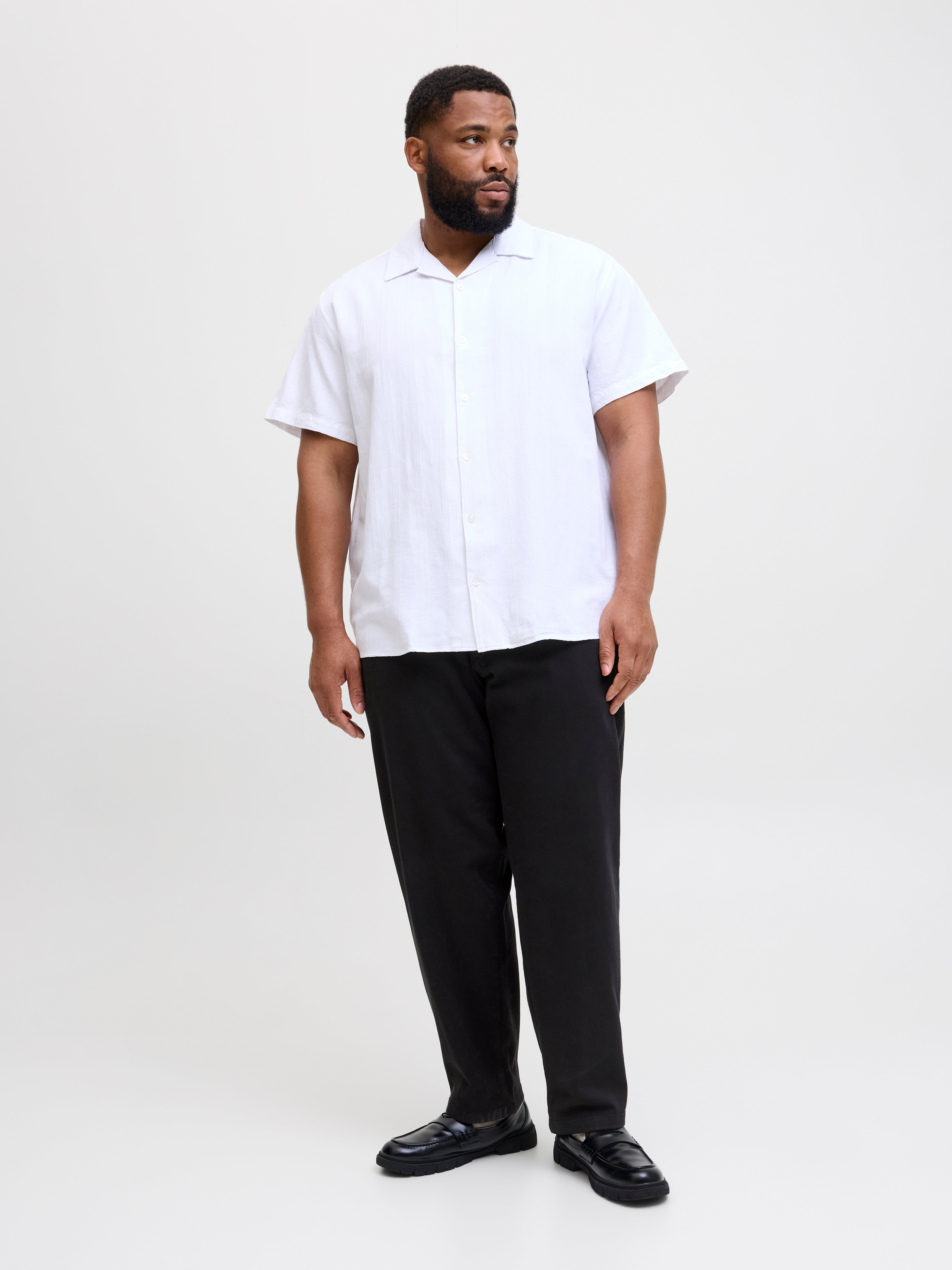Thumbnail - Plus Size Loose Fit Relaxed Fit Hosen