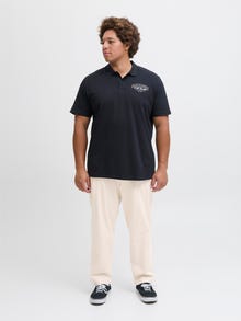 Jack & Jones Plus Size Pantalones de ajuste relajado Corte loose -Moonbeam - 12285084