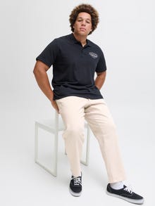 Jack & Jones Plus Size Pantalones de ajuste relajado Corte loose -Moonbeam - 12285084