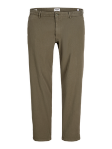 Jack & Jones Loose fit Normaali vyötärö Plus Chinot -Tea Leaf - 12285084