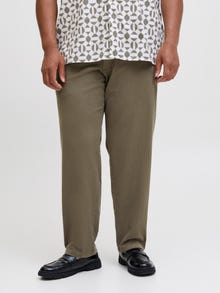 Jack & Jones Plus Size Loose Fit Bukser i relaxed fit -Tea Leaf - 12285084