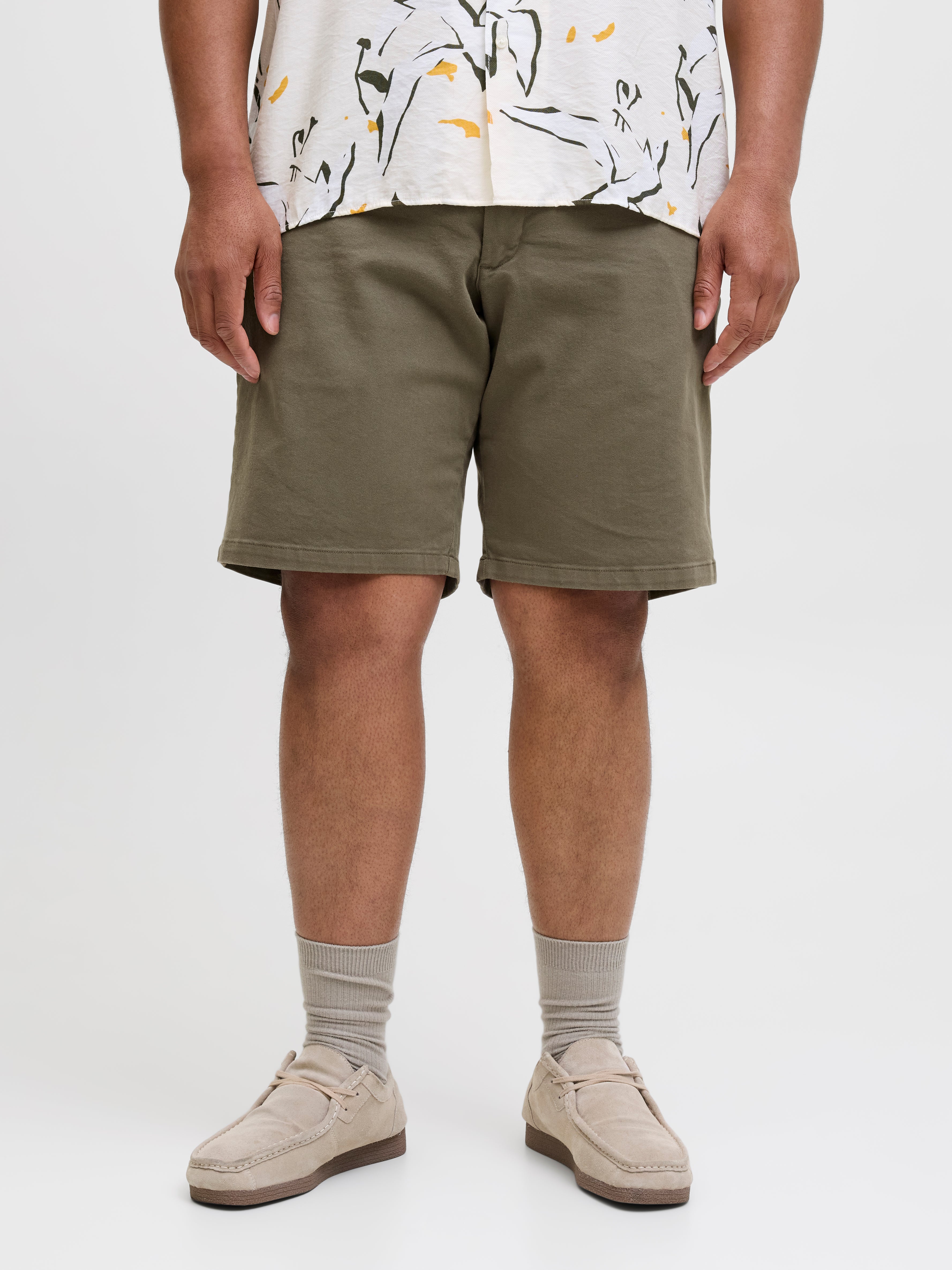 Plus Size Loose Fit Shorts