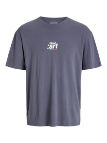 Jack & Jones Spausdintas raštas Marškinėliai Jaunimui -Nightshadow Blue - 12285100
