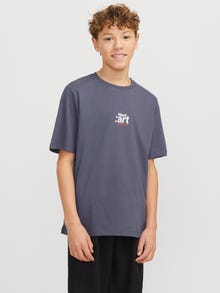 Jack & Jones Spausdintas raštas Marškinėliai Jaunimui -Nightshadow Blue - 12285100