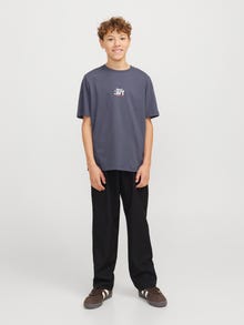 Jack & Jones Spausdintas raštas Marškinėliai Jaunimui -Nightshadow Blue - 12285100