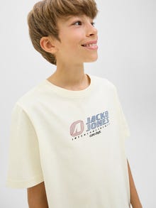 Jack & Jones Tričko Juniorské -Sweet Corn - 12285166