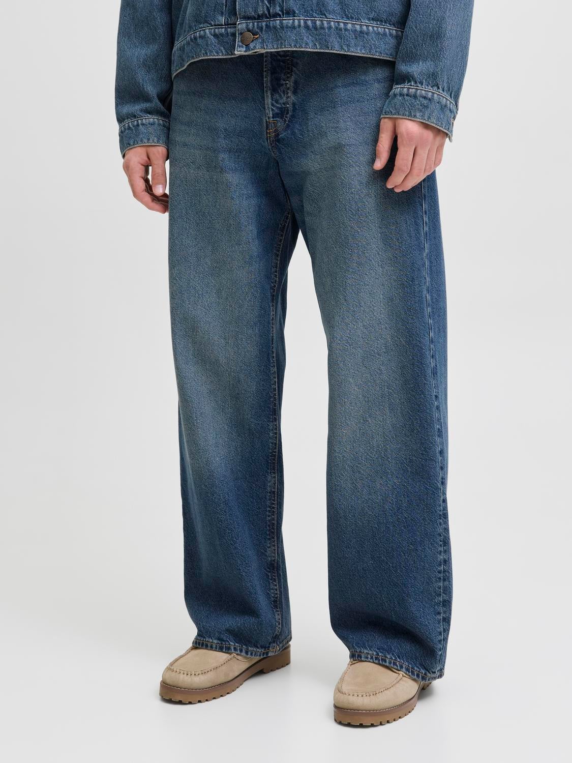 Thumbnail - Jjidave Jjoriginal Sq 080 Wide Fit Jeans