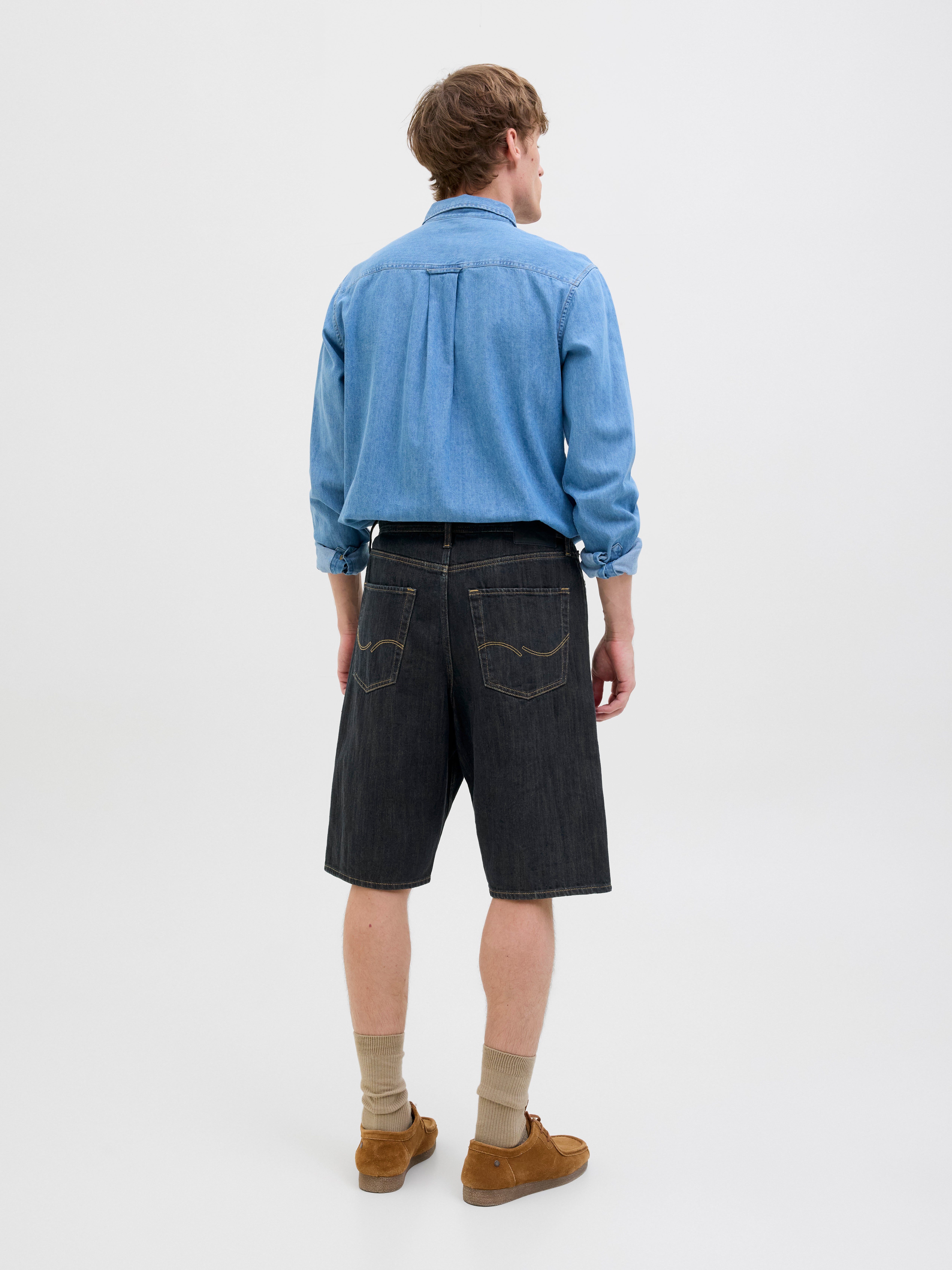 JACK & JONES JXLAURA Dames Denim Shorts - Wit - Korte Jeans Shorts Voor Zomer