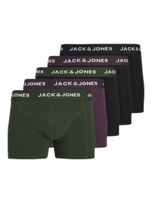 Jack & Jones Confezione da 5 Boxer -Plum Perfect - 12285370