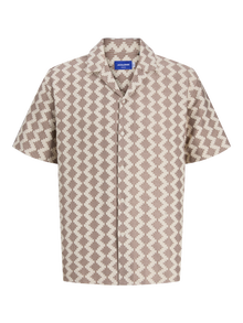 Jack & Jones Relaxed Fit Hemd -Mocha Meringue - 12285392